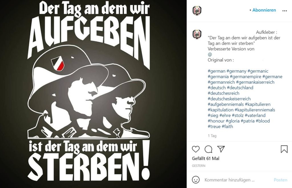 Instagram: Werbung für Nazi-Merch